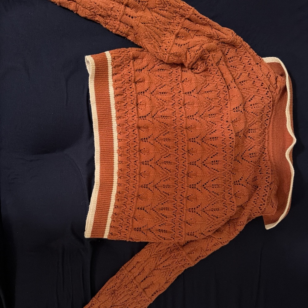 Universal Thread Rust Cowl Neck Sweater